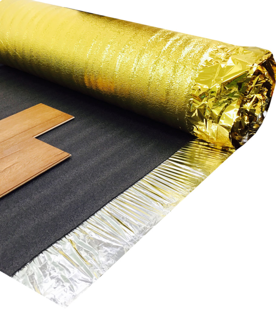 6mm Supreme Gold Acoustic Underlay British Flooring