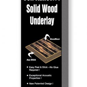 Acoustic Underlay for Solid Wood Floors, Self Adhesive