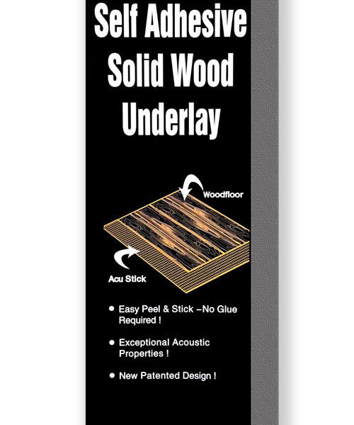 Acoustic AcuStick Underlay British Flooring