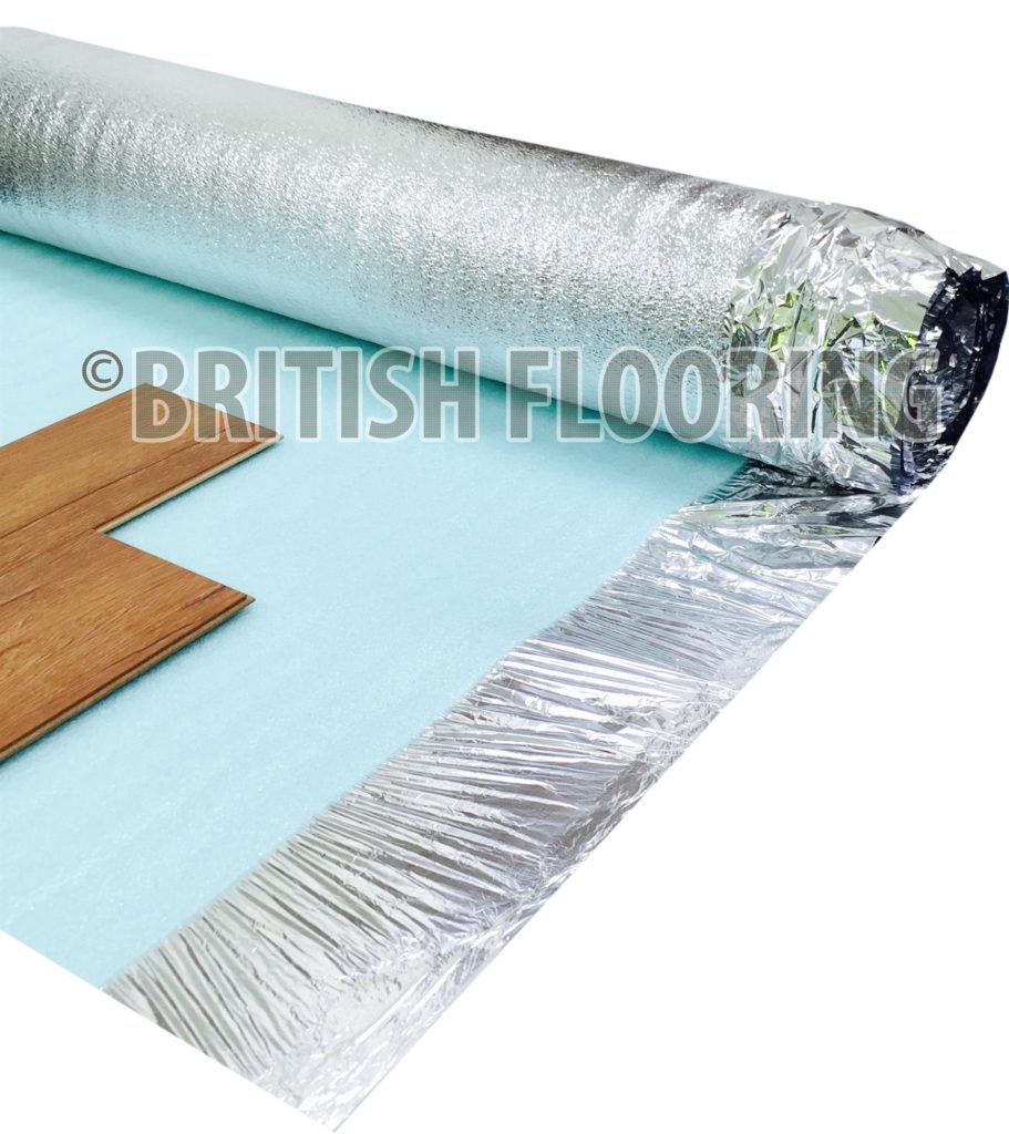 3mm Silver Acoustic Underlay British Flooring