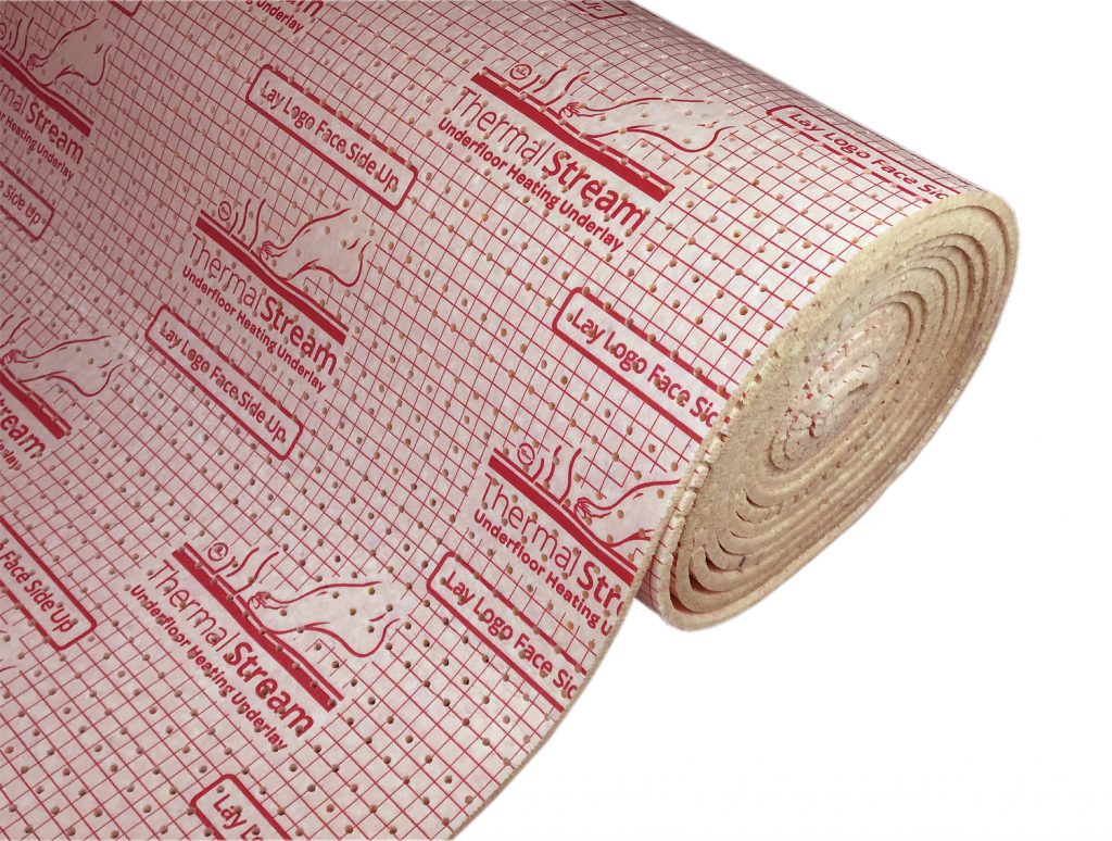 Thermal Stream Underfloor Heating Carpet Underlay - British Flooring