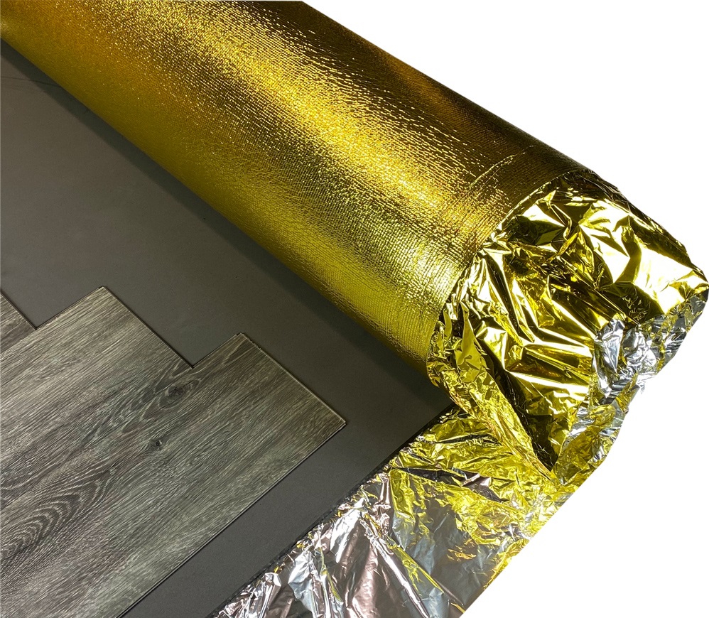 Gold underlay for LTV Flooring - British Flooring