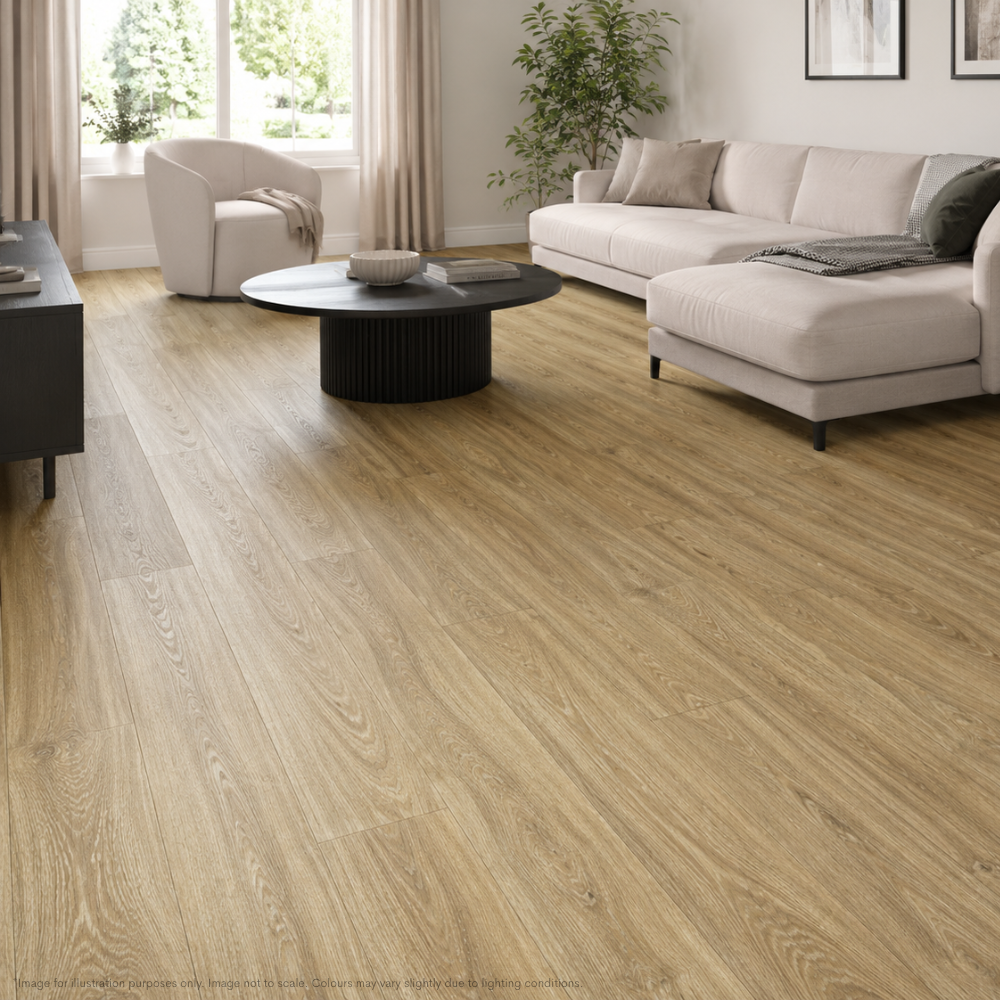 Oak LVT Click Flooring room mock up Oak LVT Click Flooring room mock up image