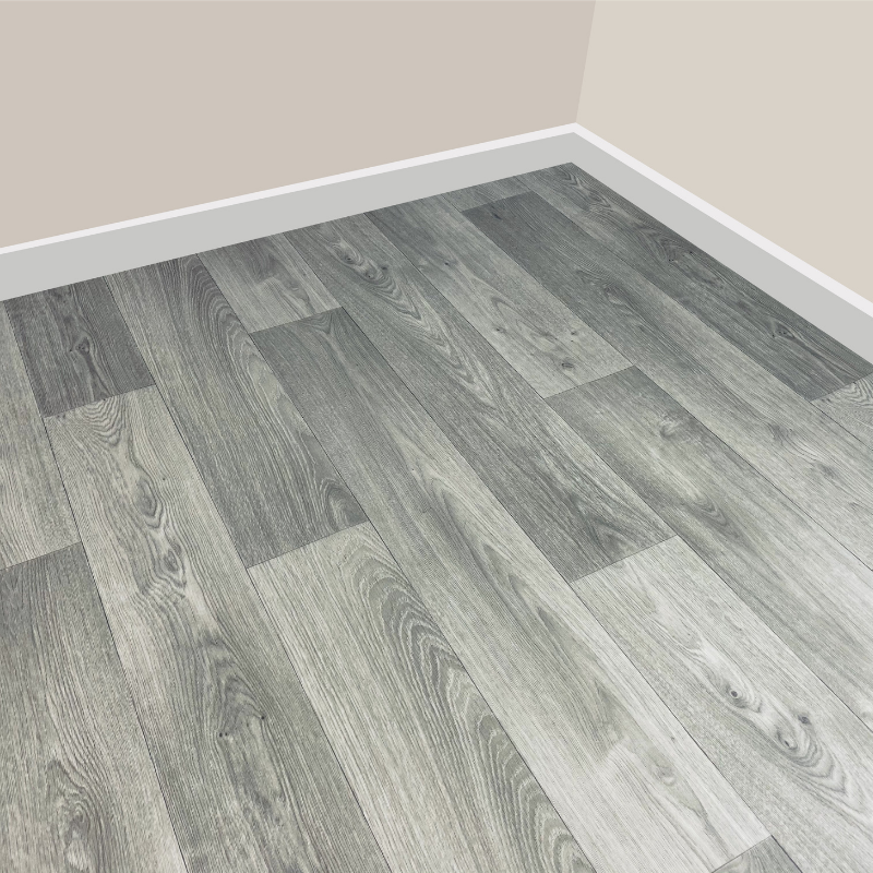 Vine Oak Grey Vinyl Roll Flooring Product Image