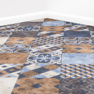 Zarento Indiana Moroccan Tile Flooring