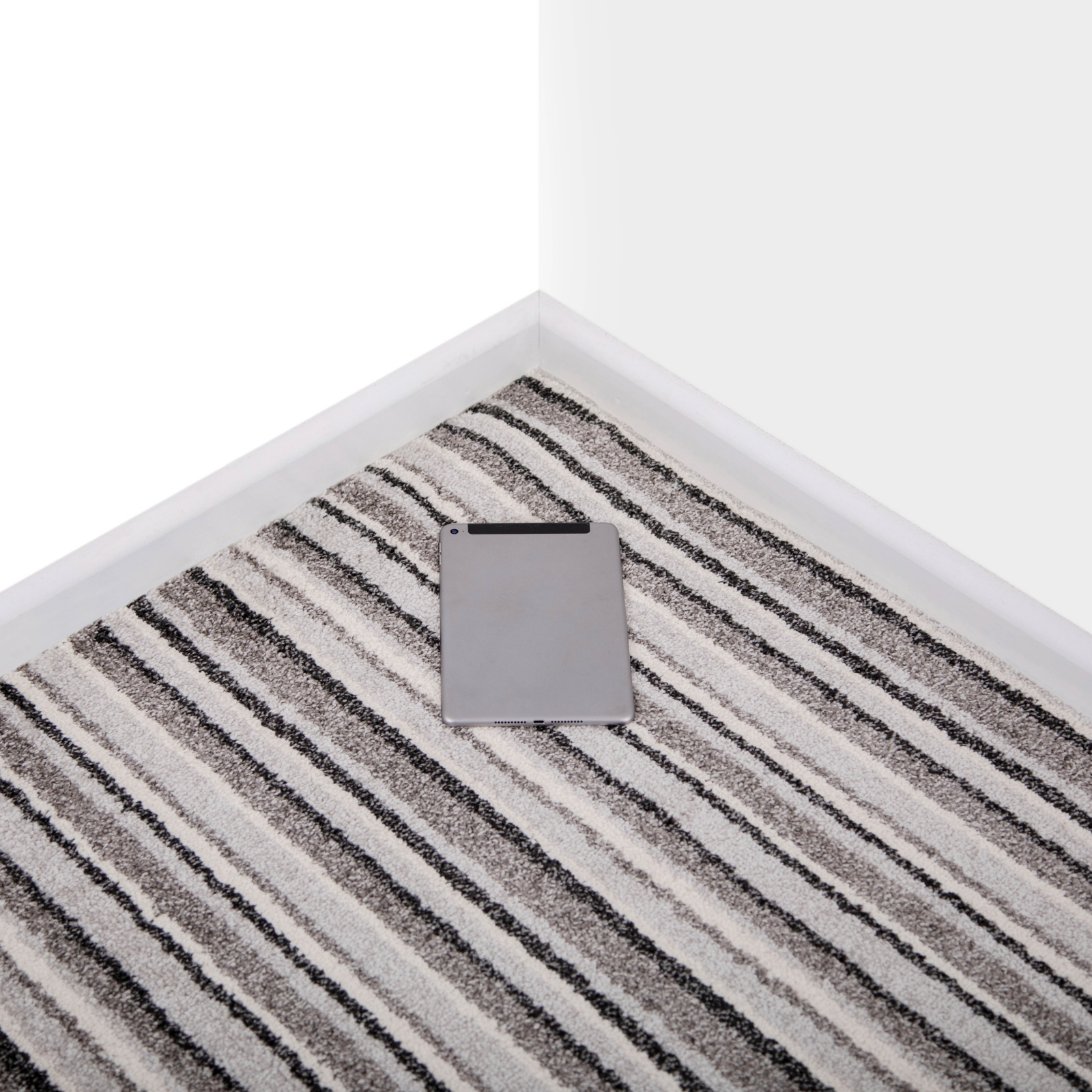 Grey Stripy Liquorice Carpet