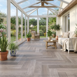 Classic Oak Parquet Vinyl Flooring