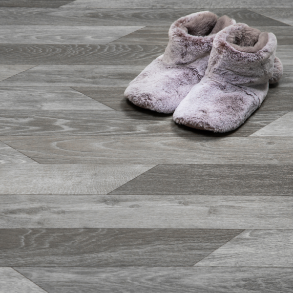 Distressed Oak Lino Flooring