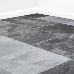 Storm Tile Effect Lino Flooring