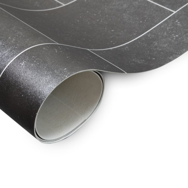 Black Tile Vinyl Flooring