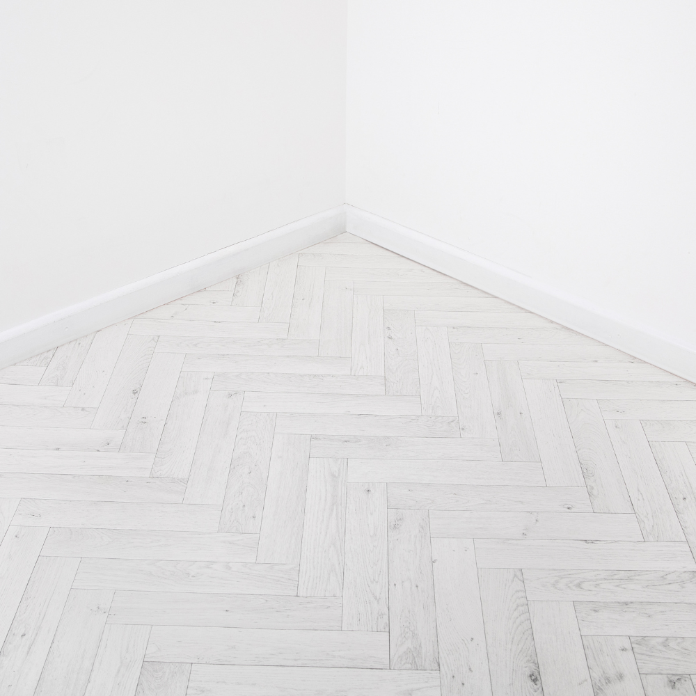 White Oak Parquet Vinyl