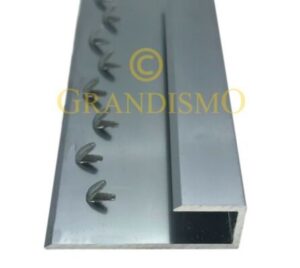 Grey Square Edge Door Bar