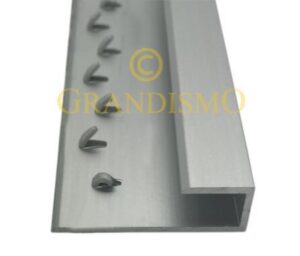 Matt Silver Square Edge Door Bar