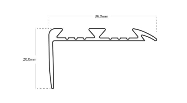 V2 Stair Nosing Measurements