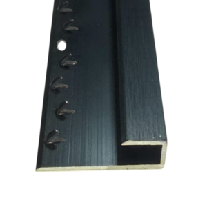 Brushed Black Square Edge Door Bar