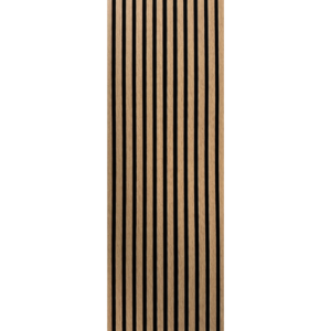 Natural brown oak effect MDF wood wall panel