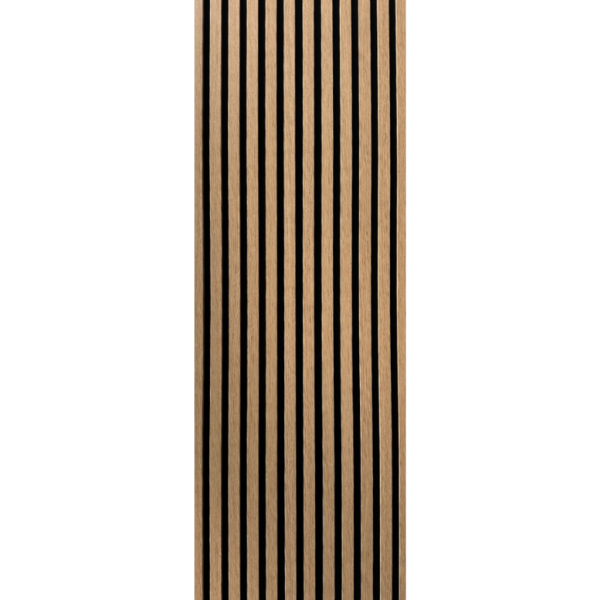 Natural brown oak effect MDF wood wall panel