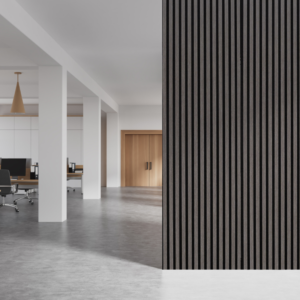 Boston Grey Oak Wall Panel for office