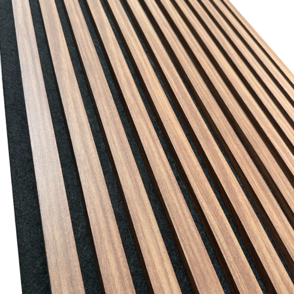 Deep brown oak style wall panel