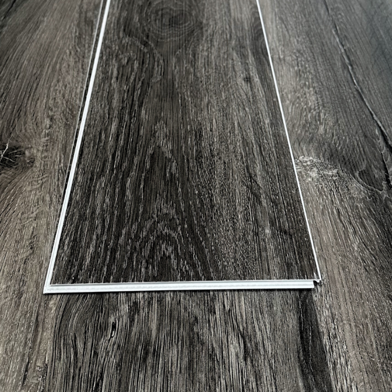 Deep Graphite Black Oak SPC Click Plank Flooring Deep Graphite Oak SPC Click Plank Flooring with integrated underlay