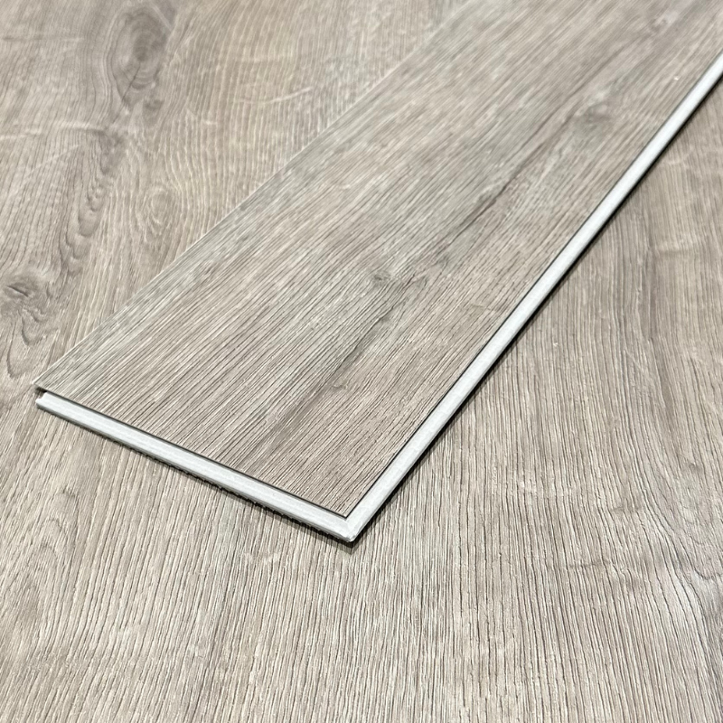 Chateau Mid Grey Herringbone Flooring Mid Grey SPC Click Plank with underlay