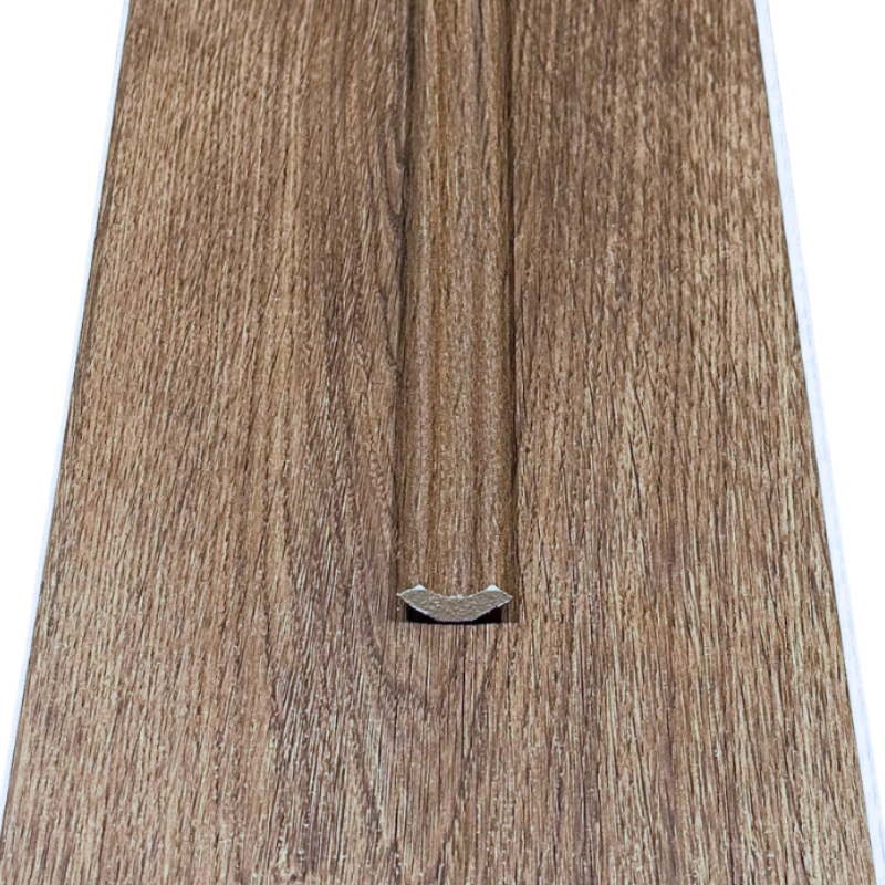 Dark Oak SPC Click Plank Flooring Dark Oak SPC Click Plank Flooring with matching Scotia Beading