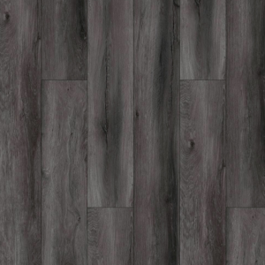 Deep Graphite Oak SPC Click Plank Flooring 5.2mm Thick