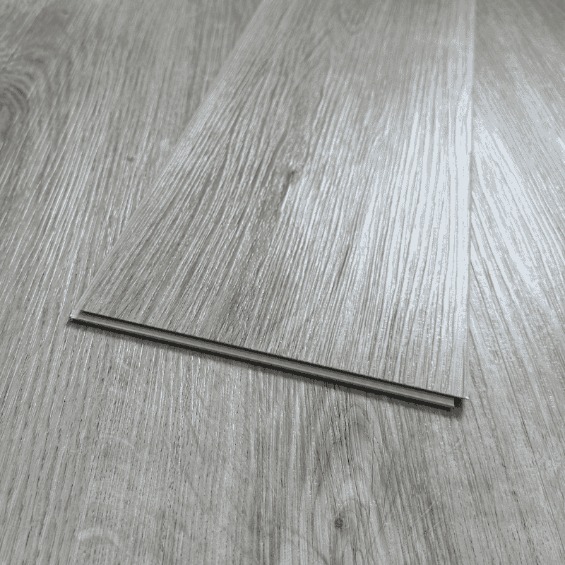 SPC Flooring in Stoney Grey Oak Plank Image SPC Flooring in Stoney Grey Oak - Click System - Close Up