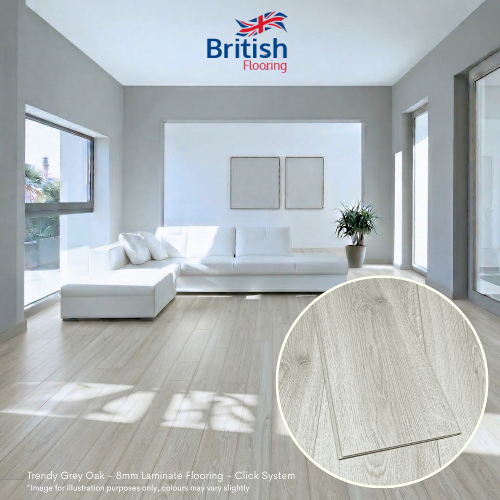 trendy grey oak 8mm laminate flooring trendy grey oak 8mm laminate flooring living room image