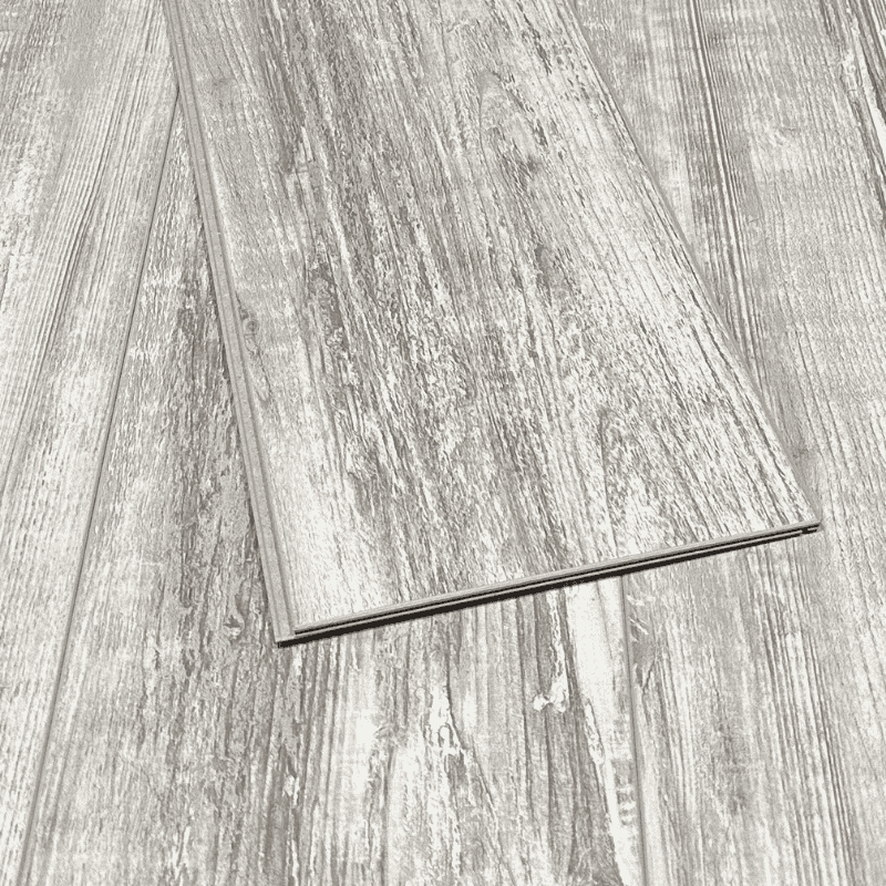 Washed Pine Effect 8mm Laminate Flooring Plank Image Washed Old Pine Effect 8mm Laminate Flooring - Click System - Close Up
